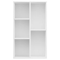 shumee Knihovna/příborník bílá 50 x 25 x 80 cm dřevotříska