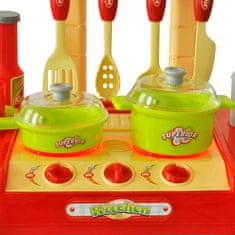Vidaxl Dětská kuchyňka na hraní se světly a zvukovými efekty