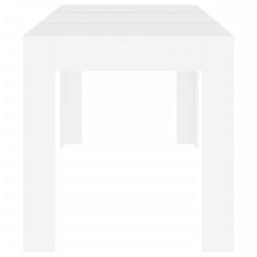 Vidaxl Jídelní stůl bílý 140 x 74,5 x 76 cm dřevotříska