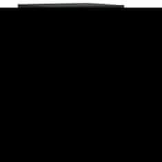 Vidaxl Noční stolky s dřevěnými nohami 2 ks černé 40 x 35 x 69 cm