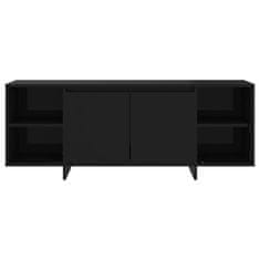 Vidaxl TV stolek černý 130 x 35 x 50 cm dřevotříska