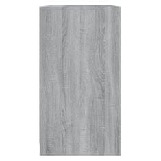 Greatstore Příborník šedý sonoma 70 x 40,5 x 75 cm dřevotříska