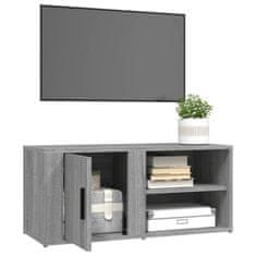 Greatstore TV skříňka šedá sonoma 80 x 31,5 x 36 cm kompozitní dřevo