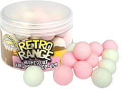 Crafty Catcher Boilies pop up 15mm / 60g King Prawn Washed Out Pink &