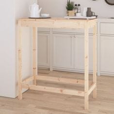 shumee Barový stolek 100 x 50 x 110 cm masivní borové dřevo