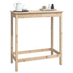 shumee Barový stolek 100 x 50 x 110 cm masivní borové dřevo