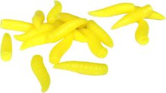 Tandem Baits Umělá nástraha - Maggots - plovoucí 18 ks M fluo yellow, 3X15mm