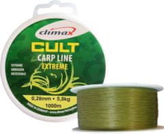 Climax Silon CLIMAX CULT Carp Line Extreme mattolive 1000m 0,28mm