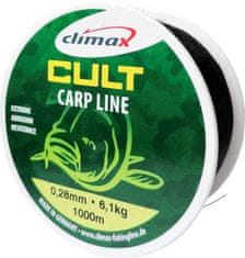 Climax Climax silon Cult Carp line - černý 1000m 0,30mm