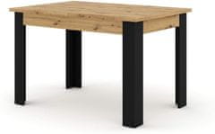 Homlando Rozkládací stůl NUKA H 120 cm do jídelny, obývací pokoj řemeslný dub