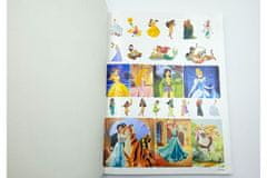 Disney Velká kniha omalovánek se samolepkami Disney - Princezny/Locika