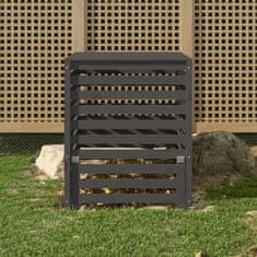 shumee Kompostér šedý 82,5 x 82,5 x 99,5 cm masivní borové dřevo