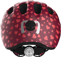 Abus Dětská cyklistická přilba Smiley 2.0, barva cherry heart - velikost S (45 - 50 cm)