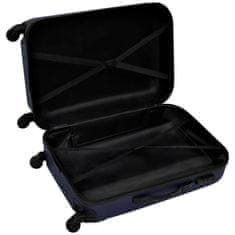 shumee Sada tří skořepinových kufrů na kolečkách, modrá