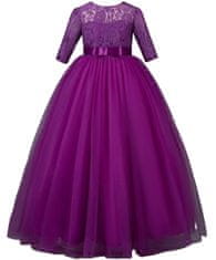 Princess Dívčí společenské šaty vel. 128 - Fialové