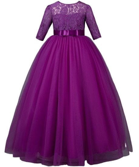 Princess Dívčí společenské šaty vel. 152 - Fialové