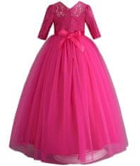 Princess Dívčí společenské šaty vel. 128 - Růžové