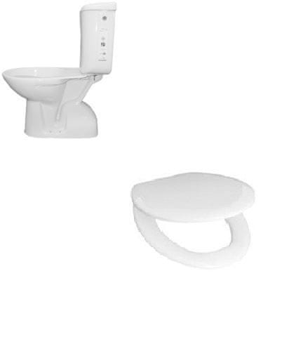 Airfel SET WC kombi + sedátko - WC kombi EUR + sedátko Termoplast R60 - svislý odpad