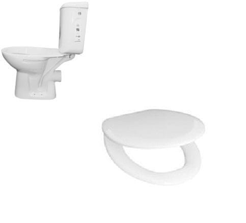 Airfel SET WC kombi + sedátko - WC kombi + sedátko Termoplast R60 - vodorovný odpad