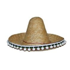 funny fashion Mexické sombrero přírodní 50 cm
