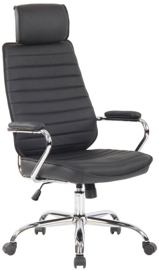 Sortland Kancelářská židle Rako - pravá kůže | černá