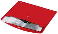 Leitz Desky s drukem "Recycle", červená, PP, A4, 46780025
