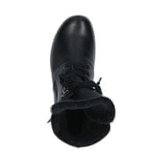 Caprice černé ležérní uzavřené kotníkové boty 37