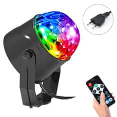 IZMAEL Disco Koule RGB LED - Černá KP25494