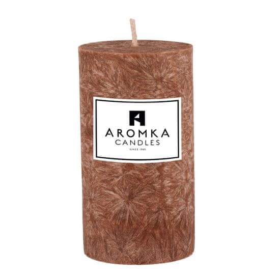 AROMKA Přírodní vonná svíčka palmová - AROMKA - Válec, průměr 3,5 cm, výška 8 cm Vůně: Gentleman