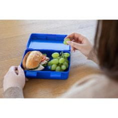 Elasto Dinner Box bez přepážky, Trend modrá PP