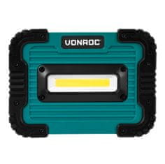 VONROC Dobíjecí pracovní světlo 4V - 10W - 1000 lumenů | Včetně nabíjecího kabelu USB