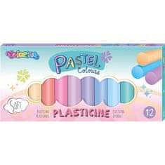 Colorino Modelovací hmota Colorino PASTEL 12 barev - 2 balení