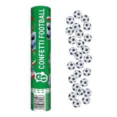 Vystřelovací konfety 30 cm - fotbalové míče - 2 balení