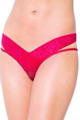 Softline Collection Erotické kalhotky 2438 red - SOFTLINE COLLECTION Červená M/L