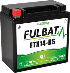 Fulbat Gelový akumulátor FTX14-BS GEL (YTX14-BS GEL)