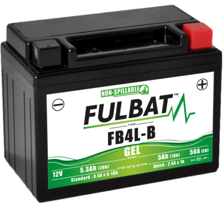 Fulbat Gelový akumulátor FB4L-B GEL (High Capacity) (YB4L-B GEL)