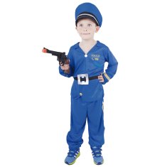 Rappa Dětský kostým policista s českým potiskem (S)
