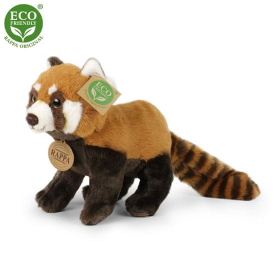 Rappa Plyšová panda červená 20 cm ECO-FRIENDLY
