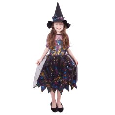 Rappa Dětský kostým čarodějnice barevná (S) e-obal