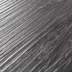 Vidaxl Podlahové desky PVC 4,46 m2 3 mm černé