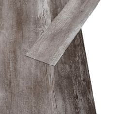 Vidaxl Podlahová krytina PVC 5,26 m2 2 mm matné dřevo hnědé