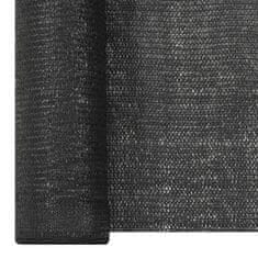 Vidaxl Stínící tkanina černá 1,8 x 25 m HDPE 195 g/m2
