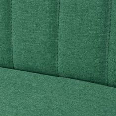 Vidaxl Pohovka textil 117 x 55,5 x 77 cm zelená