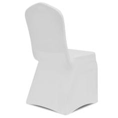 Petromila Potahy na židle napínací bílé 24 ks