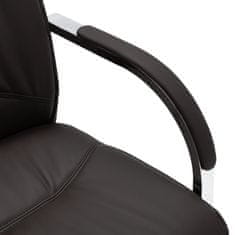 shumee Konzolová kancelářská židle černá umělá kůže