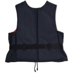 Vidaxl Plovací vesty 4 ks 50 N 50-70 kg námořnická modrá