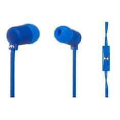 Meliconi Sluchátka , 497445 FLUO BLUE, uzavřená konstrukce, 3,5 mm Jack, frekvenční rozsah 20-20000 Hz, měnič 8 mm