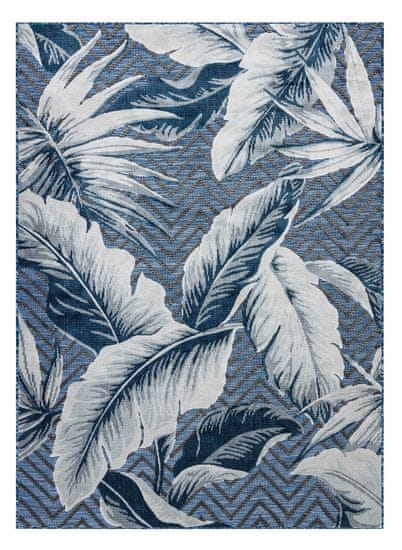 Dywany Łuszczów Kusový koberec Botanic 65242 Feathers navy – na ven i na doma