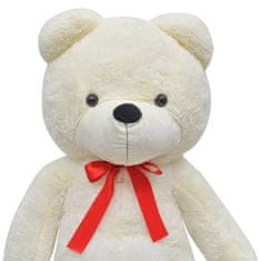 shumee Plyšový medvěd hračka bílý 242 cm