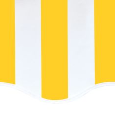 Petromila Náhradní plachta na markýzu žluto-bílá 4 x 3,5 m
